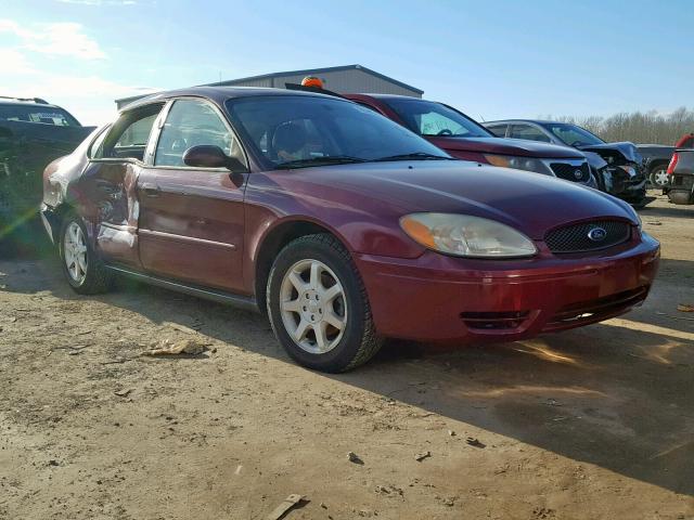 1FAFP56U17A166776 - 2007 FORD TAURUS SEL MAROON photo 1