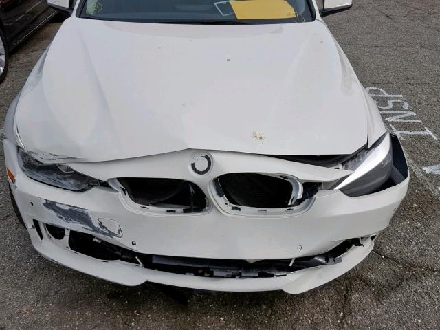 WBA3C1C58FK124710 - 2015 BMW 328 I SULE WHITE photo 7