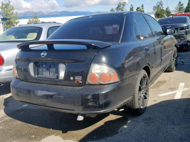 3N1AB51D62L716486 - 2002 NISSAN SENTRA SE- BLACK photo 4