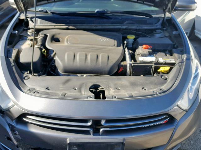 1C3CDFAA8DD175160 - 2013 DODGE DART SE GRAY photo 7