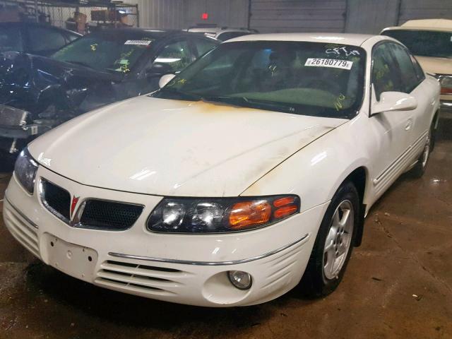 1G2HX54K914182688 - 2001 PONTIAC BONNEVILLE WHITE photo 2