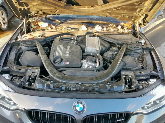 WBS3R9C59GK338180 - 2016 BMW M4 CHARCOAL photo 7