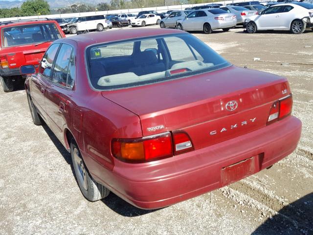 JT2SK12EXS0288574 - 1995 TOYOTA CAMRY LE BURGUNDY photo 3