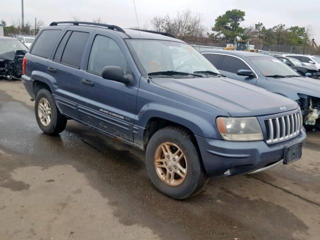 1J4GW48S84C229115 - 2004 JEEP GRAND CHER BLUE photo 1