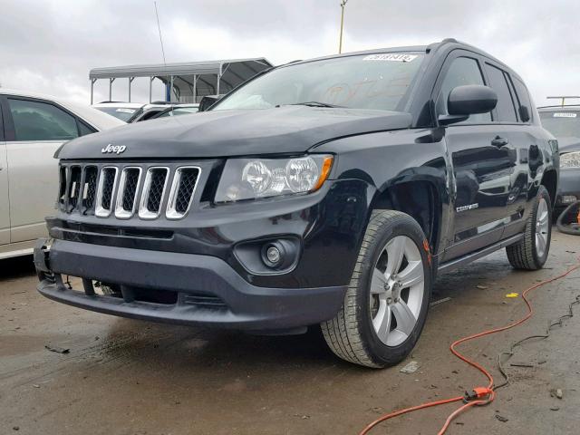 1C4NJCBA0GD636687 - 2016 JEEP COMPASS SP შავი ფოტო 2