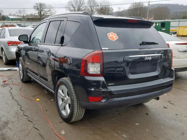 1C4NJCBA0GD636687 - 2016 JEEP COMPASS SP შავი ფოტო 3