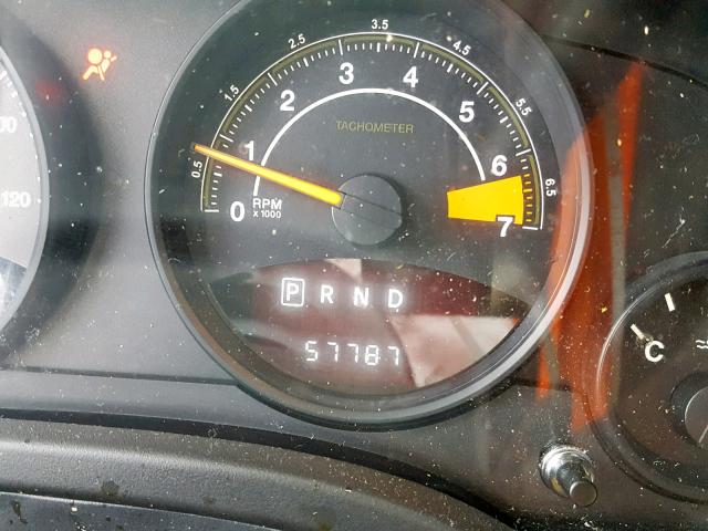 1C4NJCBA0GD636687 - 2016 JEEP COMPASS SP შავი ფოტო 8