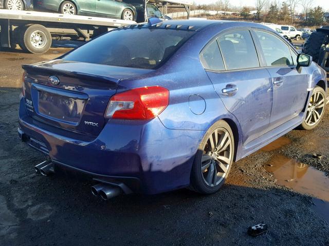 JF1VA1J68G9829809 - 2016 SUBARU WRX LIMITE BLUE photo 4