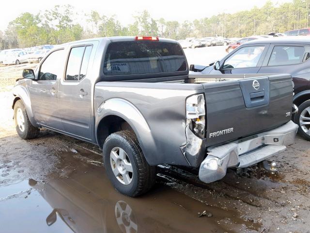 1N6AD07U58C445407 - 2008 NISSAN FRONTIER C GRAY photo 3