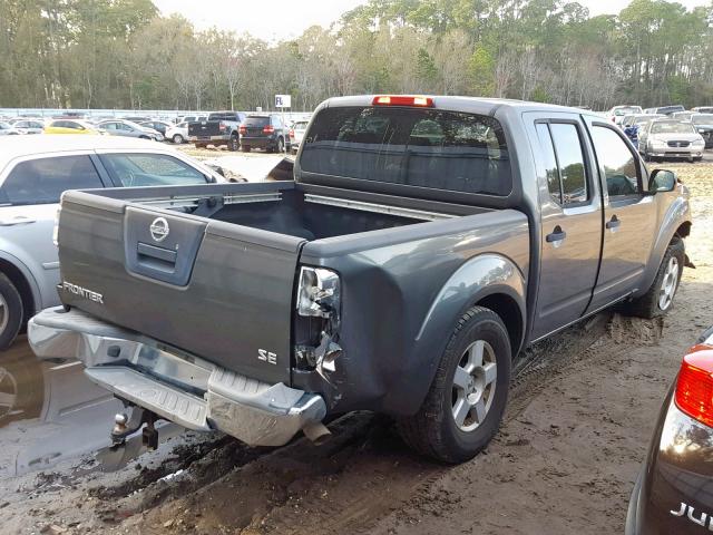 1N6AD07U58C445407 - 2008 NISSAN FRONTIER C GRAY photo 4