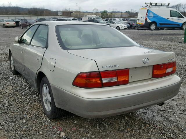 JT8BF28G5X0201244 - 1999 LEXUS ES 300 BEIGE photo 3