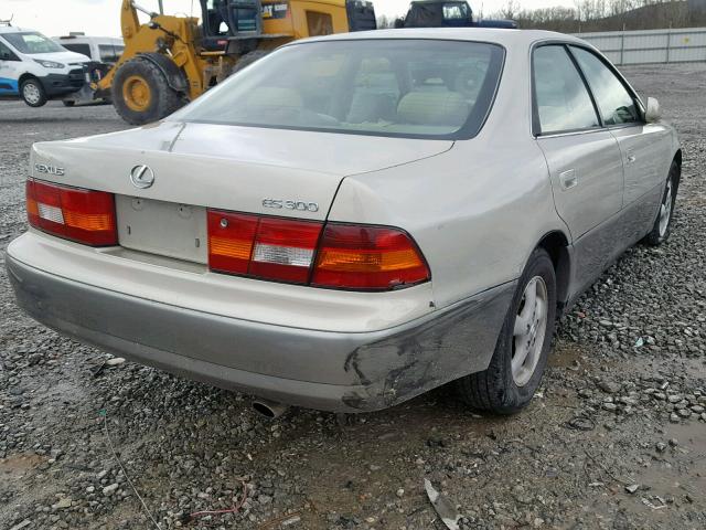 JT8BF28G5X0201244 - 1999 LEXUS ES 300 BEIGE photo 4