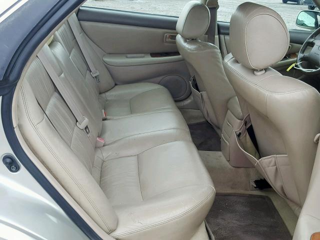 JT8BF28G5X0201244 - 1999 LEXUS ES 300 BEIGE photo 6