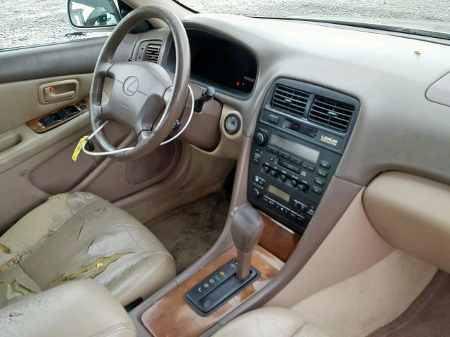 JT8BF28G5X0201244 - 1999 LEXUS ES 300 BEIGE photo 9