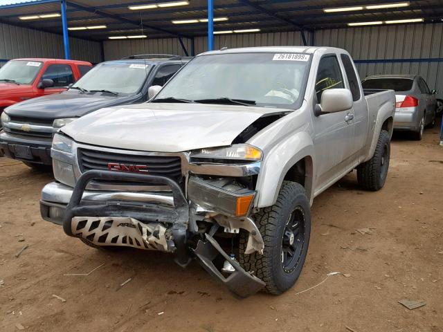 1GTDT19E198112074 - 2009 GMC CANYON SILVER photo 2