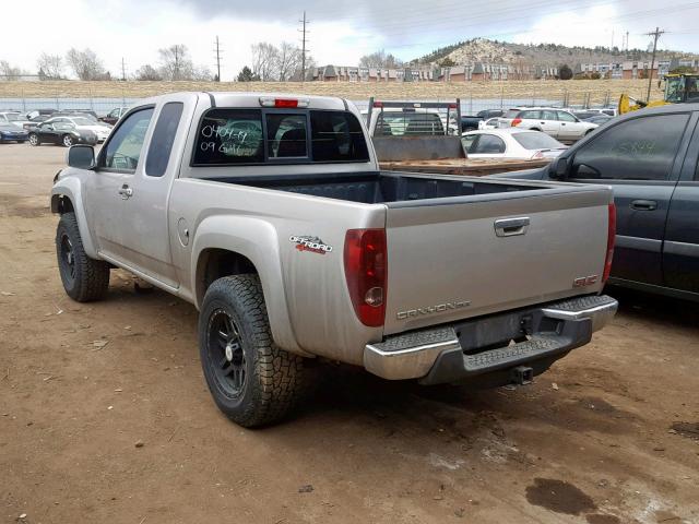 1GTDT19E198112074 - 2009 GMC CANYON SILVER photo 3