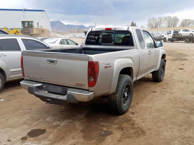 1GTDT19E198112074 - 2009 GMC CANYON SILVER photo 4