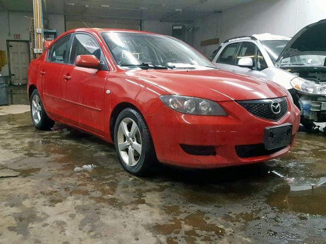 JM1BK32F561471831 - 2006 MAZDA 3 I RED photo 1