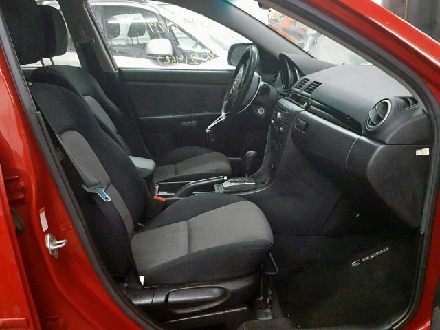 JM1BK32F561471831 - 2006 MAZDA 3 I RED photo 5