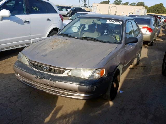 1NXBR12EXYZ338938 - 2000 TOYOTA COROLLA VE BEIGE photo 2