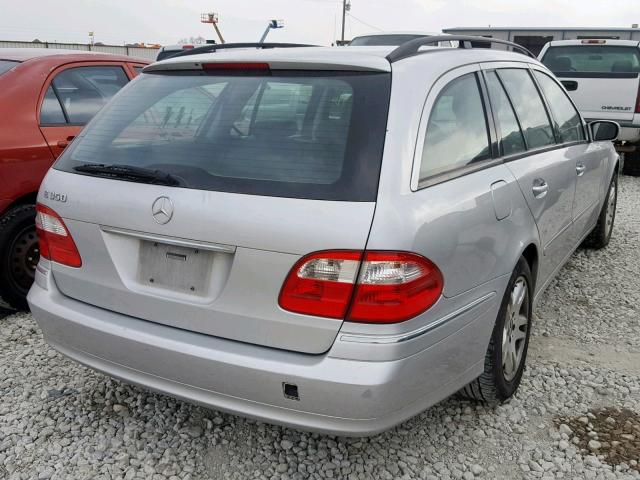 WDBUH56JX6A734928 - 2006 MERCEDES-BENZ E 350 WAGO SILVER photo 4