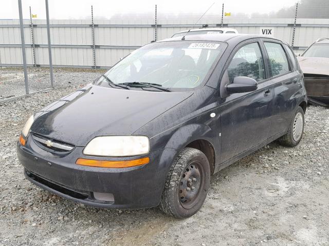 KL1TD666X7B758692 - 2007 CHEVROLET AVEO BASE Сұр фото 2