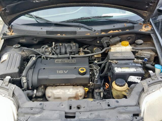 KL1TD666X7B758692 - 2007 CHEVROLET AVEO BASE Сұр фото 7