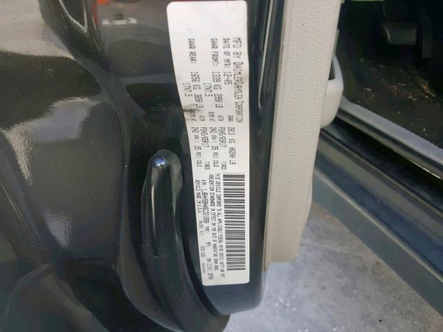 1J8HH58N46C221898 - 2006 JEEP COMMANDER GRAY photo 10