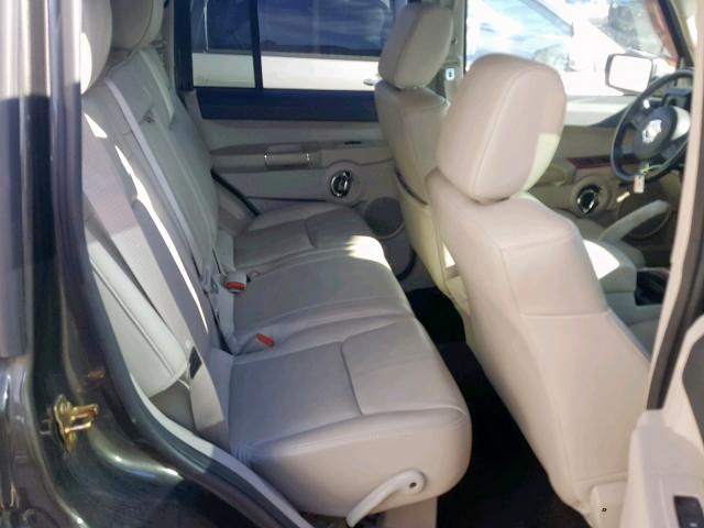 1J8HH58N46C221898 - 2006 JEEP COMMANDER GRAY photo 6