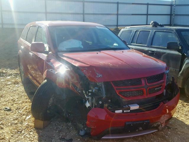 3C4PDDEGXJT288887 - 2018 DODGE JOURNEY GT RED photo 1