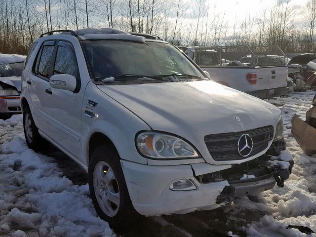 4JGAB57E65A555190 - 2005 MERCEDES-BENZ ML 350 WHITE photo 1