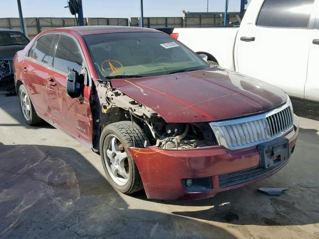 3LNHM26176R617242 - 2006 LINCOLN ZEPHYR MAROON photo 1