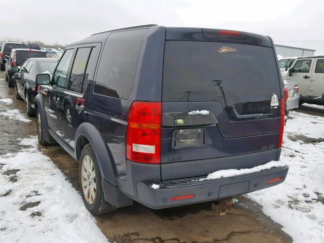 SALAE25475A346876 - 2005 LAND ROVER LR3 SE BLUE photo 3