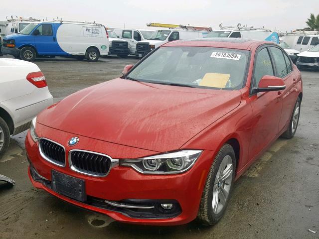 WBA8E9G50GNT81448 - 2016 BMW 328 I SULE RED photo 2