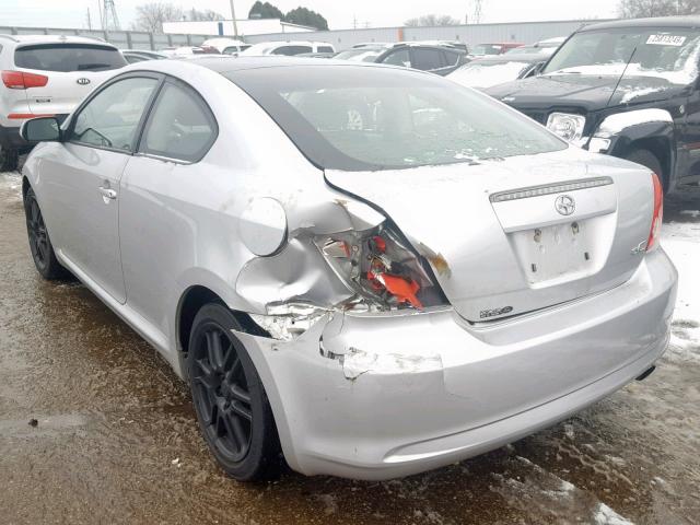 JTKDE177460078293 - 2006 TOYOTA SCION TC ვერცხლისფერი ფოტო 3