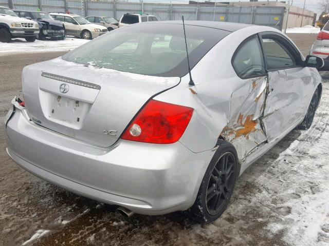 JTKDE177460078293 - 2006 TOYOTA SCION TC ვერცხლისფერი ფოტო 4