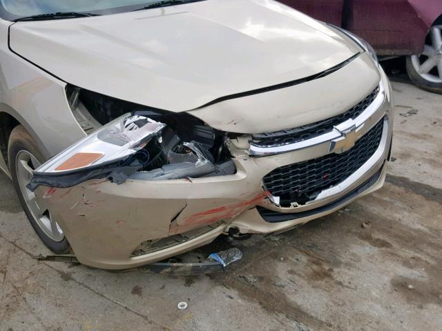 1G11B5SL7EF254546 - 2014 CHEVROLET MALIBU LS GOLD photo 9