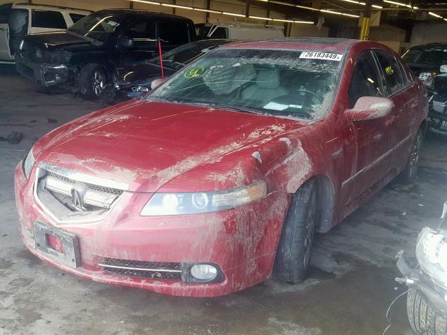 19UUA76547A014919 - 2007 ACURA TL TYPE S RED photo 1