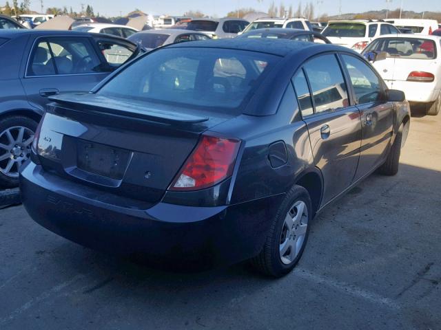 1G8AZ52F55Z174278 - 2005 SATURN ION LEVEL BLACK photo 4