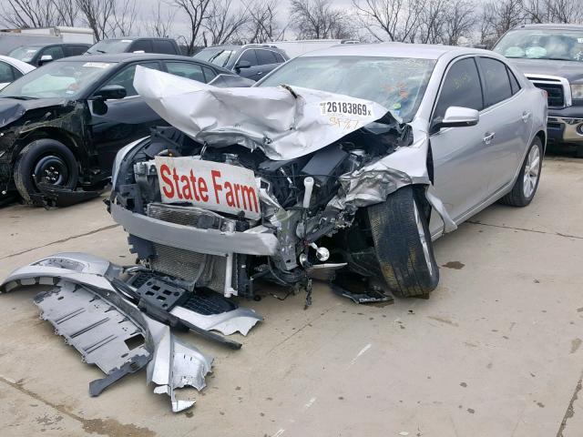 1G11F5SL1FF335161 - 2015 CHEVROLET MALIBU LTZ 银色 照片 2