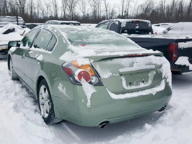 1N4BL21E07N443046 - 2007 NISSAN ALTIMA 3.5 GREEN photo 3