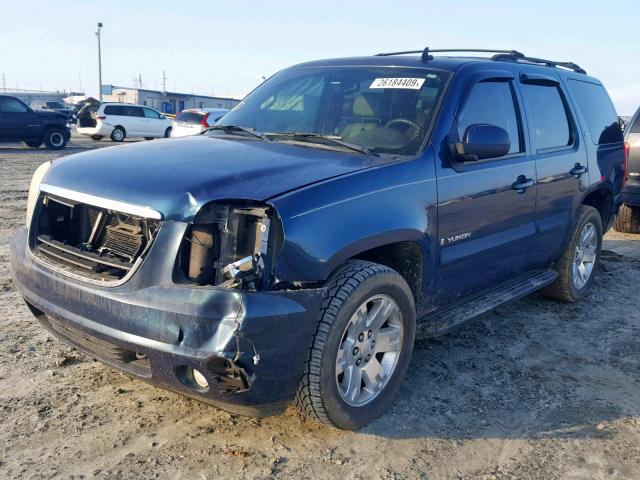 1GKFC13097R178552 - 2007 GMC YUKON BLUE photo 2