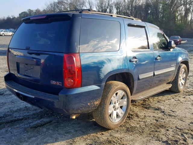 1GKFC13097R178552 - 2007 GMC YUKON BLUE photo 4