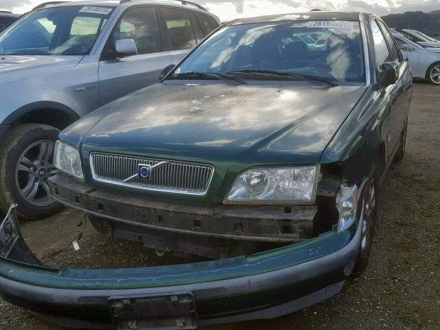 YV1VS2554YF514680 - 2000 VOLVO S40 GREEN photo 2