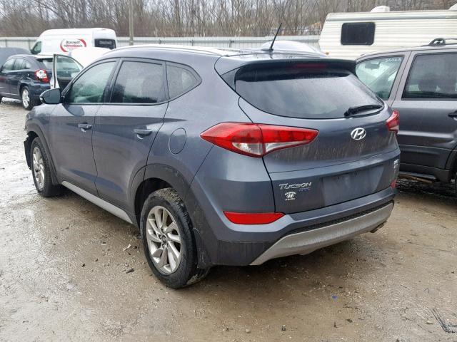 KM8J3CA24HU523275 - 2017 HYUNDAI TUCSON LIM GRAY photo 3