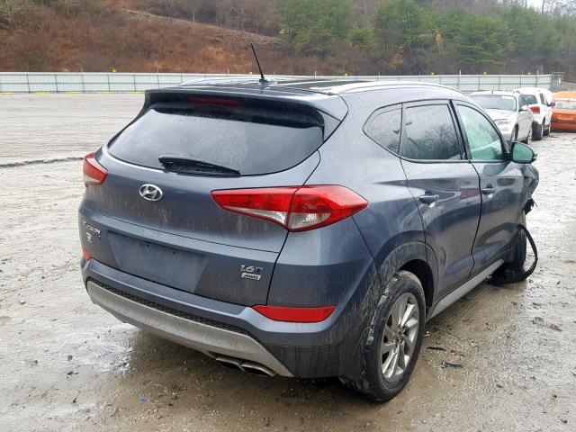 KM8J3CA24HU523275 - 2017 HYUNDAI TUCSON LIM GRAY photo 4