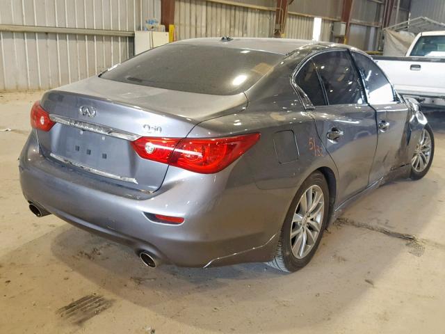 JN1BV7AP8EM693031 - 2014 INFINITI Q50 BASE SILVER photo 4