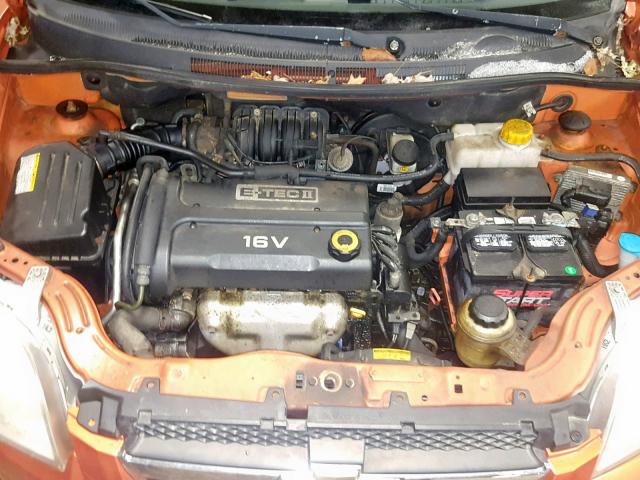KL1TD56657B044074 - 2007 CHEVROLET AVEO BASE ნარინჯისფერი ფოტო 7