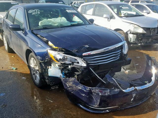 1C3CCBAB7EN208147 - 2014 CHRYSLER 200 LX BLUE photo 1