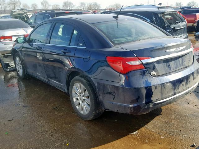 1C3CCBAB7EN208147 - 2014 CHRYSLER 200 LX BLUE photo 3